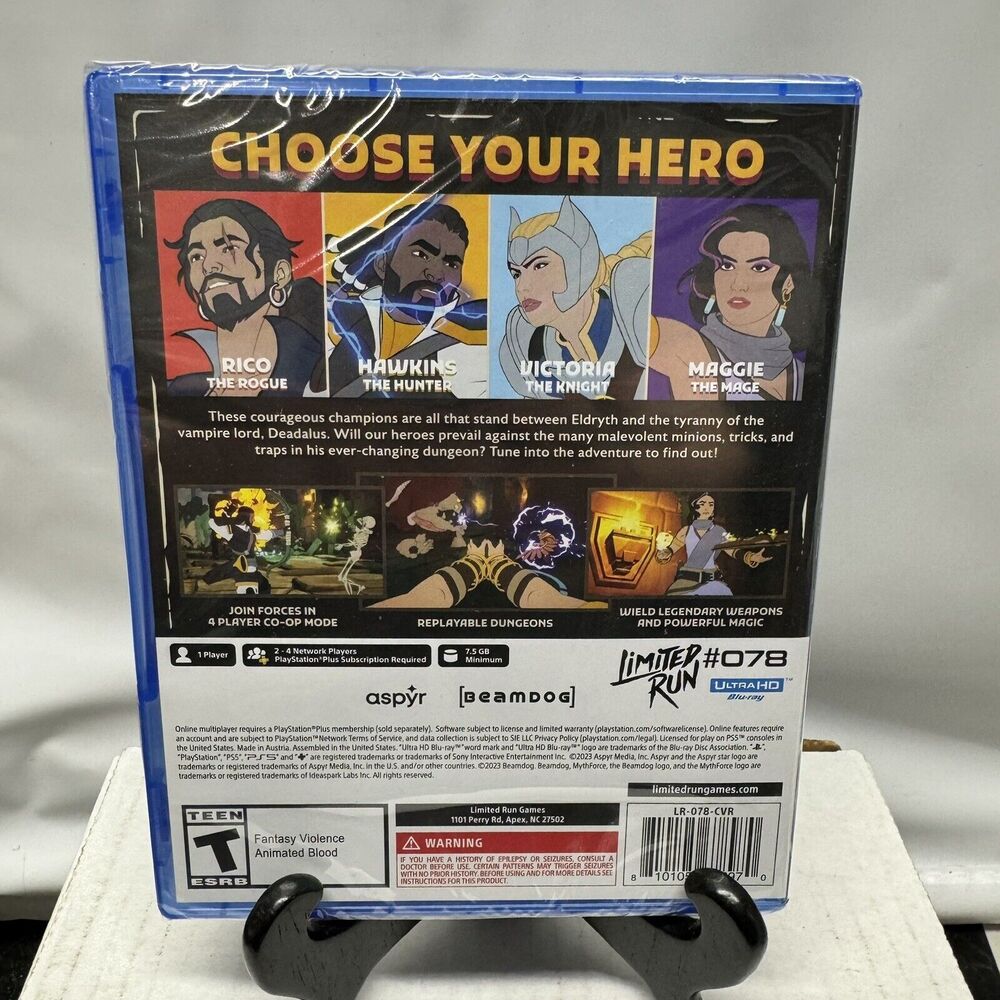 Mythforce PS5 Limited Run Games #078 Playstation 5 LRG Aspyr Beamdog - Picture 2 of 6